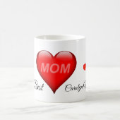 Mug Mom - "The Best" with hearts (Centre)