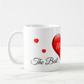 Mug Mom - "The Best" with hearts (Gauche)