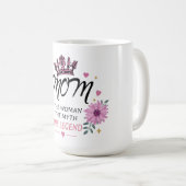Mug Mom The Legend Mother's Day Gift (Devant droit)