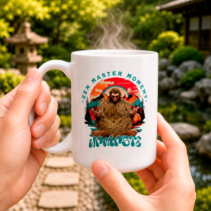 Mug Moment de maître zen Bigfoot Art rétro de méditati