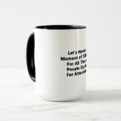 Mug Moment de silence (Devant gauche)