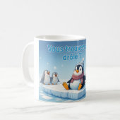 Mug Moment du pingouin drôle (Devant gauche)