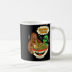Mug Moment ramen drôle bigfoot et alien qui slurpe