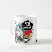 Mug Moments de café vibrant Ajoutez simplement du café (Devant gauche)