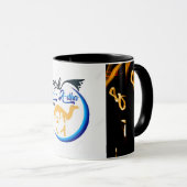 Mug "Moments de l'Aïd Moubarak : sirotez un verre en f (Devant droit)