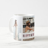 Mug "Moments heureux" Photo Collage Cadeau (Devant gauche)