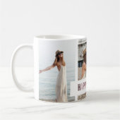 Mug "Moments heureux" Photo Collage Cadeau (Gauche)