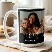 Mug MomEstablishedScript Black 3 Photo