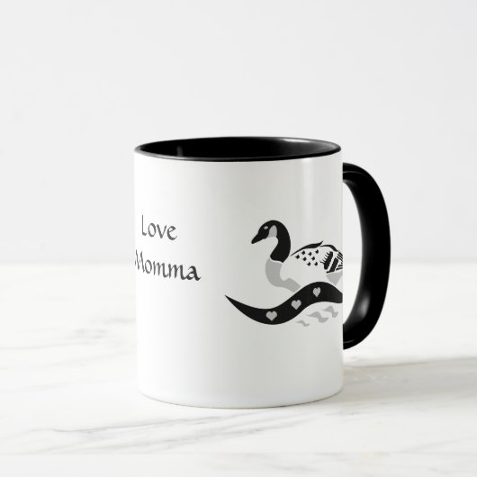 Mug Momma Goose Natation (Devant droit)