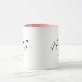 Mug Mommy Script Établi Maman Cadeau (Centre)