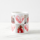Mug Mommy Watercolor Heart Photo Collage (Centre)