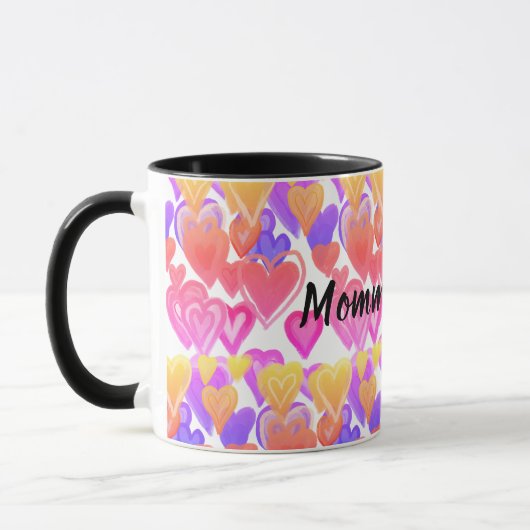 MUG MOMMYS CAFÉ, COEURS (Gauche)
