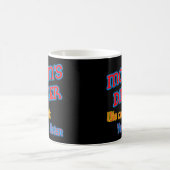 Mug Moms Diner Nous Vous Cuisinons Écouter Neon (Centre)