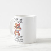 Mug Mom's List Don't Break Don't Fight Over (Devant gauche)