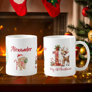 Mug Mon 1er Noël Photo de Petit Renne