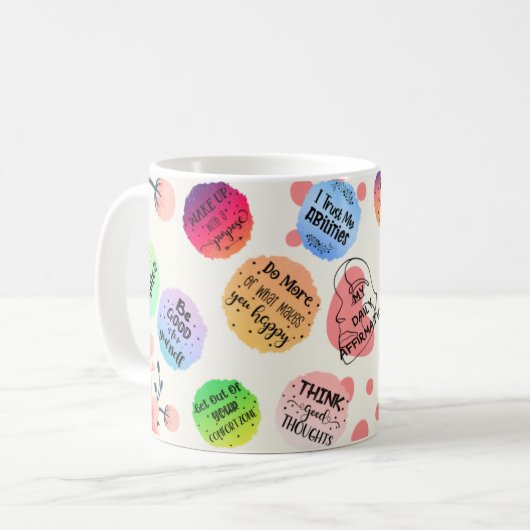 Mug Mon affirmation quotidienne  (Devant gauche)