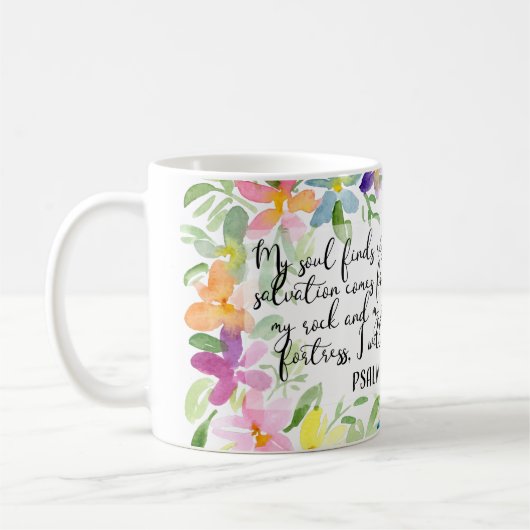 Mug Mon âme trouve le repos en Dieu seule (Gauche)