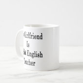 Mug Mon amie est un professeur d'Anglais chaud (Devant gauche)