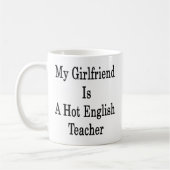 Mug Mon amie est un professeur d'Anglais chaud (Gauche)