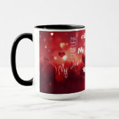 Mug "Mon amour" dans différentes langues (Gauche)