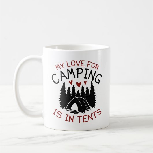 Mug Mon Amour Pour Le Camping (Gauche)