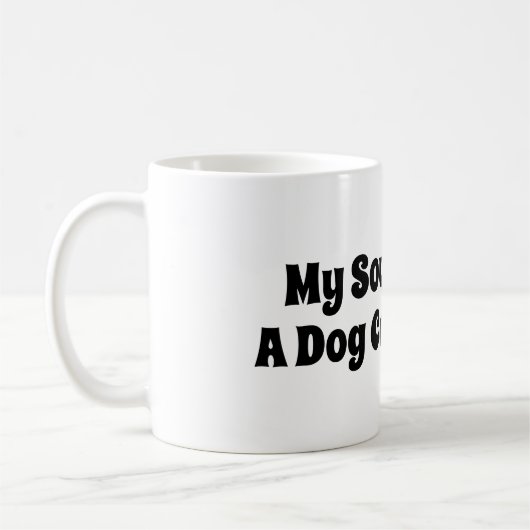 Mug Mon Âne Est Un Chien Appelé (Gauche)