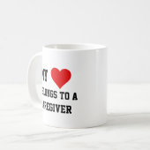 Mug Mon Appartenance À Un Aidant De Carrière (Devant gauche)