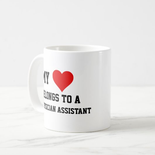 Mug Mon Appartenance À Un Assistant Médecin (Devant gauche)