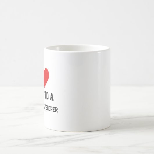 Mug Mon Appartenance À Un Développeur Logiciel (Centre)
