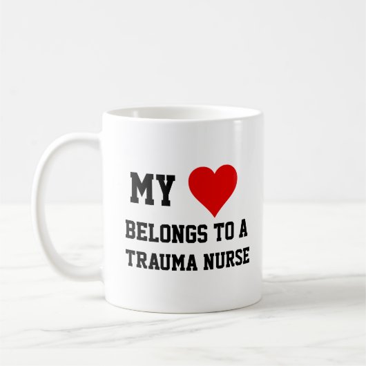 Mug Mon appartenance à une infirmière traumatisée (Gauche)