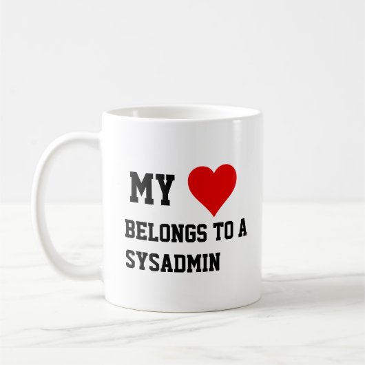 Mug Mon appartient à un administrateur système  (Gauche)