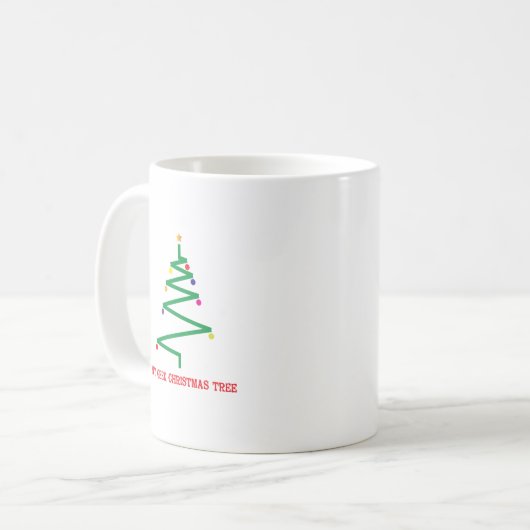 Mug Mon arbre de Noël Geek (Devant gauche)