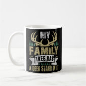 Mug Mon Arbre Familial A Un Deer Stand Dans Son Chasse (Gauche)