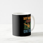 Mug Mon Arbre Grandit Sur Les Arbres Arboriste Logger  (Devant droit)