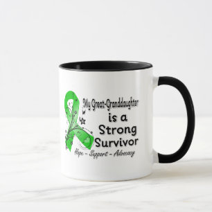 Mug Mon arrière-petite-fille est un vert fort de
