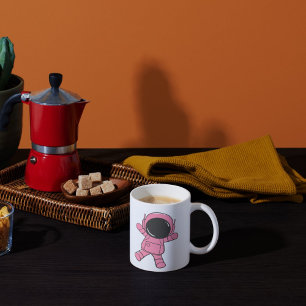 Mug Mon Astronaute Rêvé Simple Classique Minimaliste E
