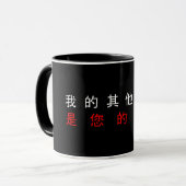 Mug MON AUTRE ORDINATEUR EST VOTRE ORDINATEUR - Chinoi (Devant gauche)