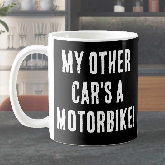 Mug Mon autre voiture est une moto