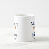 Mug Mon avenir est tenu, pas caché, verset inspirant d (Centre)
