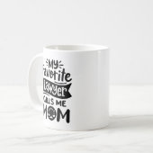 Mug "Mon avocat préféré m'appelle maman" Fête des Mère (Devant gauche)