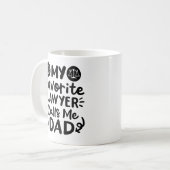 Mug Mon avocat préféré m'appelle papa (Devant gauche)