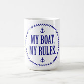 Mug Mon bateau, mes règles (Centre)