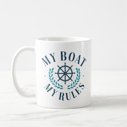 Mug Mon bateau mes règles (Gauche)