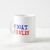 Mug mon bateau, mes règles (Devant gauche)
