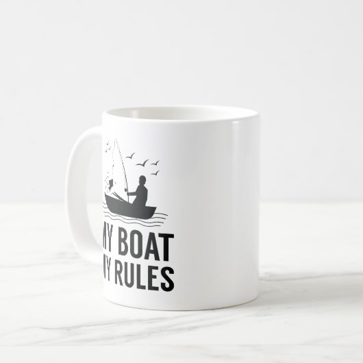 Mug Mon bateau mes règles (Devant gauche)