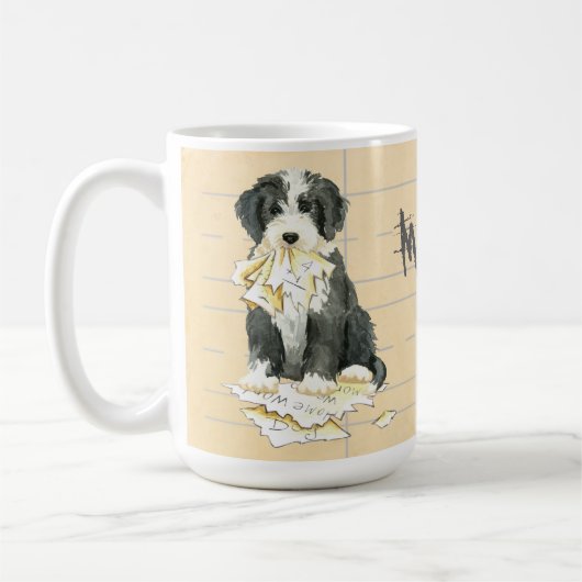 Mug Mon Beardie a mangé mon travail (Gauche)