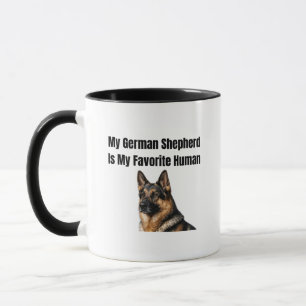 Mug Mon berger allemand est mon humain préféré