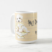 Mug Mon Bichon a mangé mes devoirs (Devant gauche)