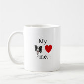 Mug Mon border collie m'aime (Gauche)