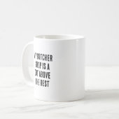 Mug Mon boucher est une coupe au-dessus du reste (Devant gauche)